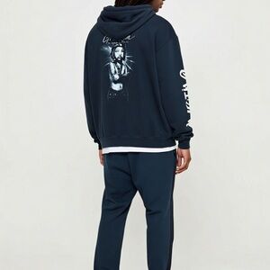 Graphic Hoodie and Jogger Set
